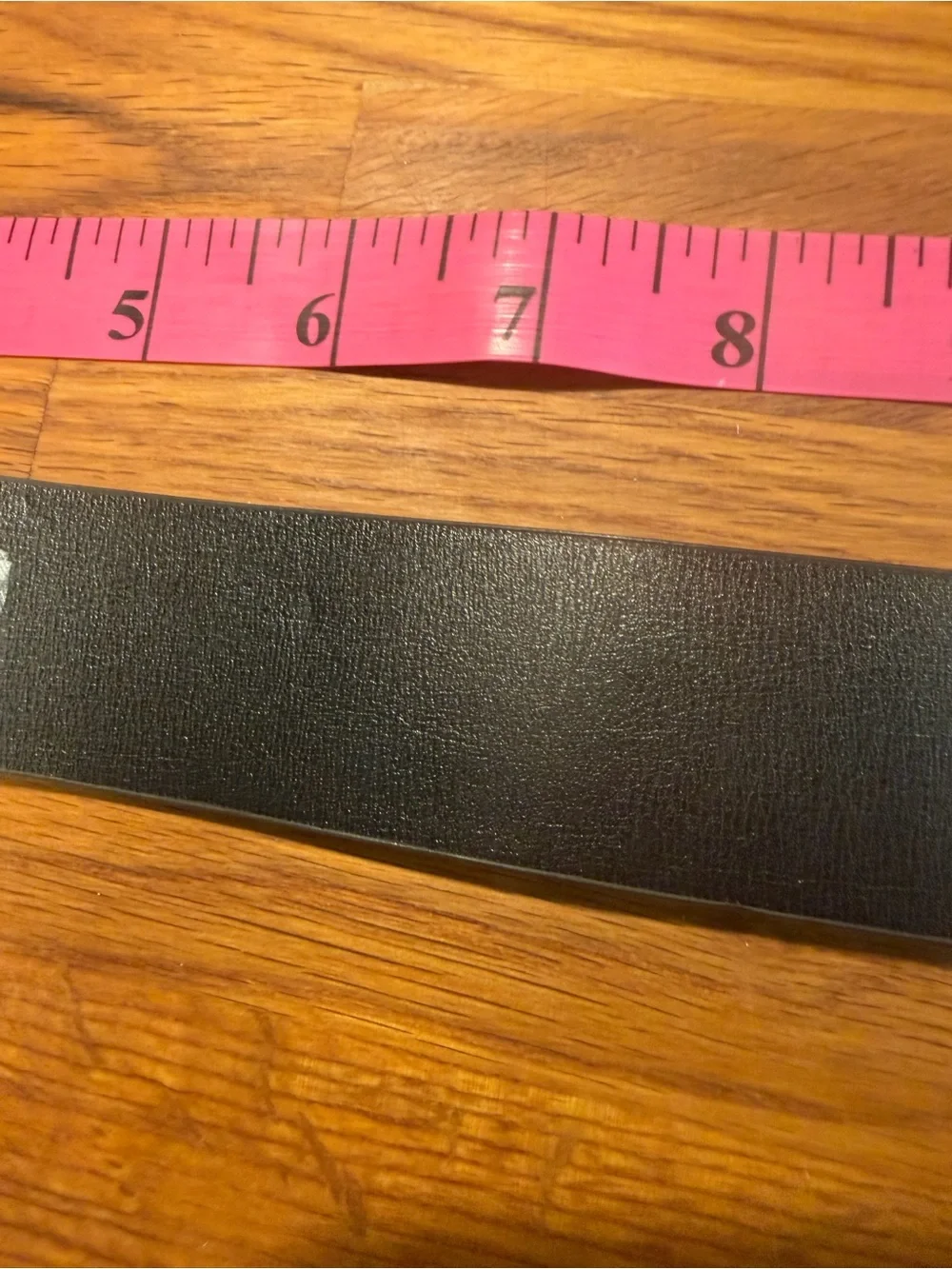 Men's Black Leather Dress Belt with Black Buckle (021)
